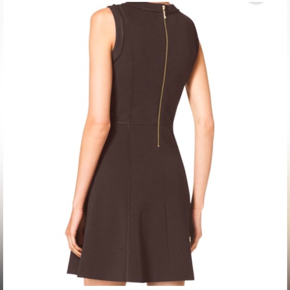 MICHAEL KORS chocolate brown sleeveless dress. Size 2.